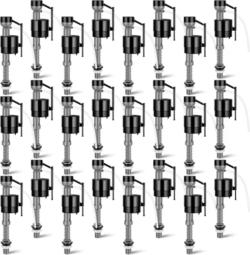 Miniatura 8 de Lasnten Kit de reemplazo de válvula de llenado de inodoro de 4 piezas, kit de reemplazo de válvula para control de agua de tanque y tazón