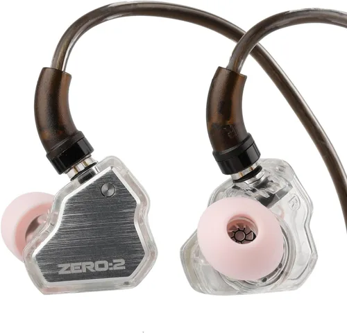 Miniatura 8 de Linsoul 7Hz x Crinacle Zero:2: Monitor de oído intrauditivo, controlador dinámico actualizado de 10mm IEM, auriculares con cable, auriculares
