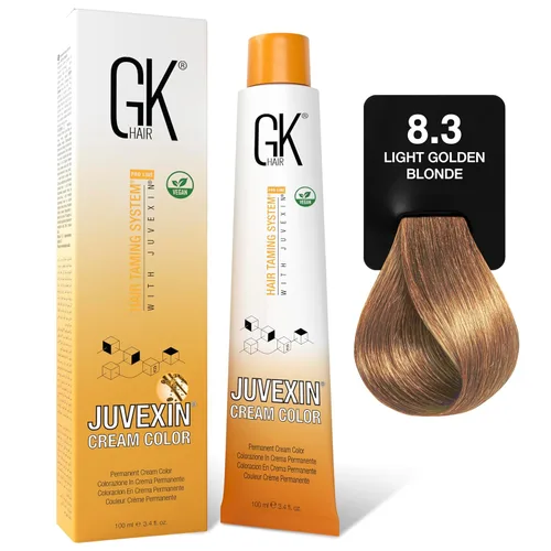 Miniatura 12 de GK HAIR Global Keratin - Tubo de crema profesional para el cabello (3.4 onzas líquidas/3.4 fl oz), colores nutritivos y limpiadores para peinar Café