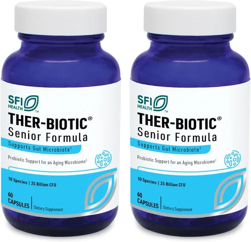 Miniatura 10 de Klaire Labs Ther-Biotic Probióticos para personas mayores, apoyo digestivo e inmunológico para hombres y mujeres mayores de 60 años, bifidobacterias