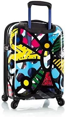 Miniatura 2 de Heys Britto - Equipaje giratorio transparente de 21 pulgadas, mariposa transparente