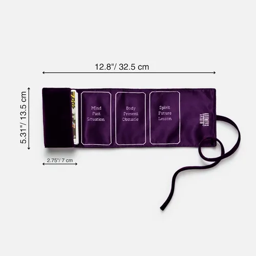 Miniatura 3 de Bolsa de tarot Witchy Cauldron – Bolso de tela para tarot 3 en 1, portacartas y funda – Se adapta a mazos estándar – Regalo espiritual para lectores