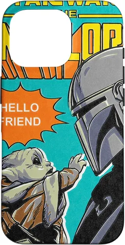 Miniatura 20 de Funda para iPhone 14 Pro Max Star Wars The Mandalorian Mando y el Niño