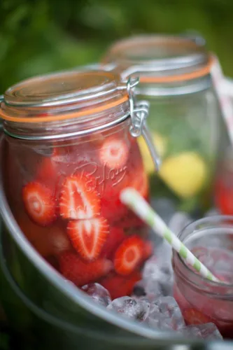 Miniatura 8 de Le Parfait Super Jar, frasco de conservación francés de 1.5L con cuerpo redondo, boca ancha, frasco transparente (32oz/cuarto y medio, 1 paquete)
