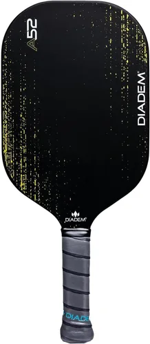 Diadem A52 - Paleta de pickleball de fibra de carbono | Paleta ligera termoformada con diseño sin bordes, superficie lista para efecto, aprobada por