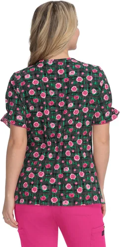 Miniatura 2 de KOI Betsey Johnson B126PR - Camiseta médica Canola para mujer