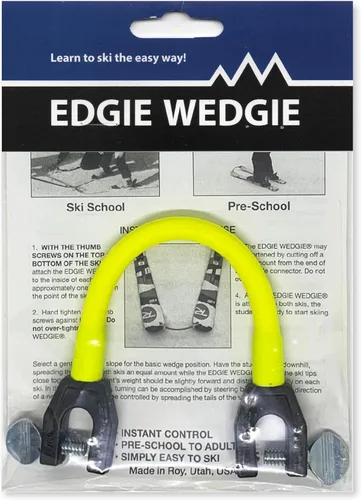 El conector original para puntas de esquí para niños Amarillo