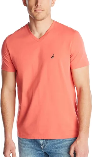 Miniatura 6 de Nautica Camiseta de manga corta con cuello en V para hombre, Gris
