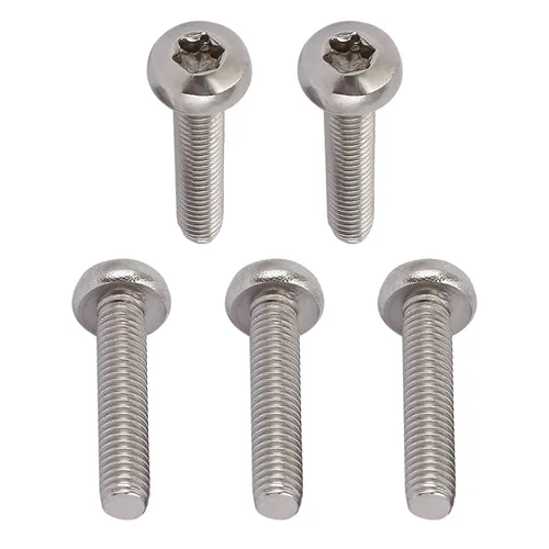 Miniatura 41 de DTGN Tornillos Torx de cabeza plana M1.0.236x0.118 in (DXL), paquete de 20, buenos para maquinaria, sujetadores de seguridad Torx de acero