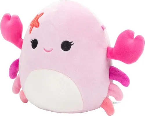 Miniatura 3 de Squishmallows Mini peluche original de Cailey el cangrejo de 5 pulgadas, Jazwares oficiales, juguete coleccionable pequeño suave y esponjoso
