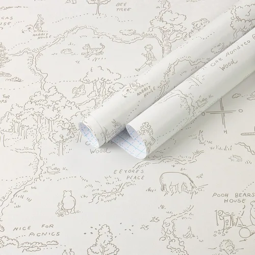 Miniatura 34 de Dimoon Papel tapiz de 78.7 x 17.3 pulgadas, papel de contacto para despegar y pegar, papel tapiz bohemio beige, marrón, floral, extraíble