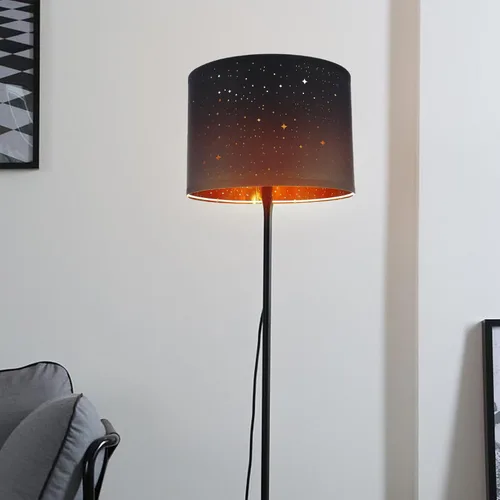 Miniatura 9 de Pantalla de lámpara de mesa, pantalla de repuesto para lámpara de tambor estrellado, pantalla de barril de estrella, clip, cubierta de luz