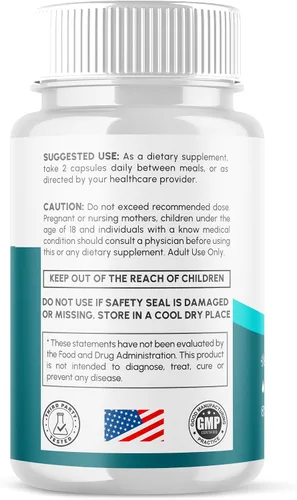Miniatura 5 de Paquete de 3 cápsulas Nervitales, píldoras oficiales de suplemento nervioso con todos los ingredientes naturales, fórmula avanzada para una salud