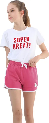 Miniatura 15 de Rolanko Pantalones cortos activos de delfín para niñas, paquete de 3 unidades, ciclismo, correr, verano, playa, atletismo, deportes, 4-14 años