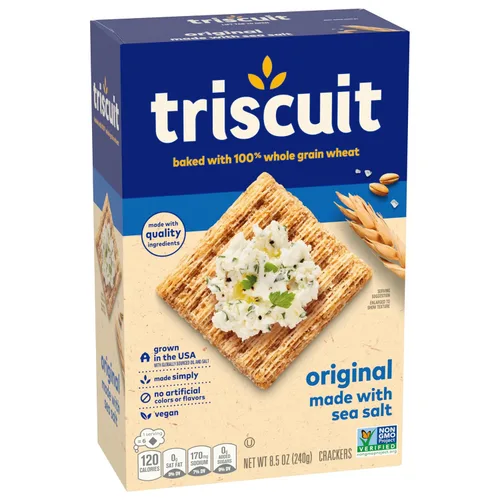 Miniatura 15 de Triscuit Galletas de trigo integrales originales de grano entero, cajas de 12 a 8.5 onzas