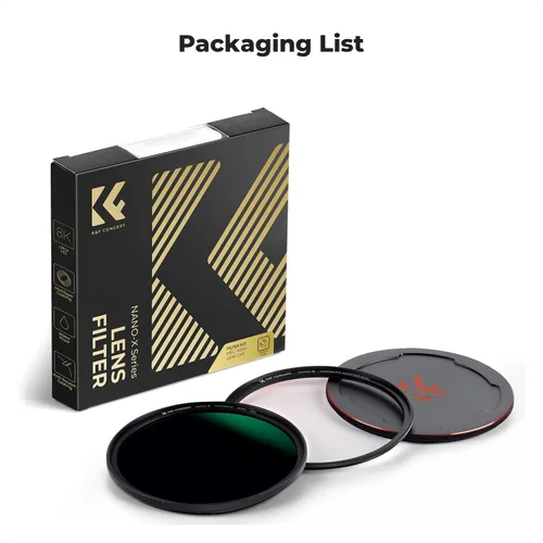 Miniatura 8 de K&F CONCEPT Filtro magnético de lente ND64 de 3.228 in (filtro de densidad neutra fija de 6 paradas), anillo básico magnético + tapa de filtro