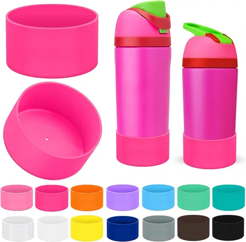 Miniatura 12 de 2 botas protectoras de silicona compatibles con Owala Kids de 16 onzas y 14 onzas, accesorios para 12 onzas, antideslizantes, resistentes a