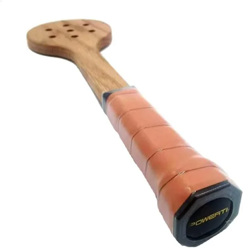 Miniatura 5 de Raqueta de pádel de tenis de cuchara de madera para entrenamiento de taladro de puntero de tenis casero