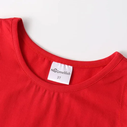 Miniatura 7 de Noomelfish Vestido de verano de algodón sin mangas con dobladillo de pañuelo para niñas (3-12 años)
