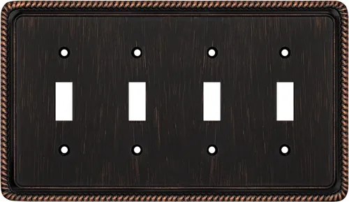 Miniatura 60 de Henne Bery Placa Decorativa de Pared con Borde de Cuerda Placa de Interruptor Cubierta de Tomacorriente