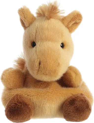 Aurora® Adorable Palm Pals™ Gallop Pony™ Animal de peluche, diversión de bolsillo, juego sobre la marcha, marrón, 5 pulgadas