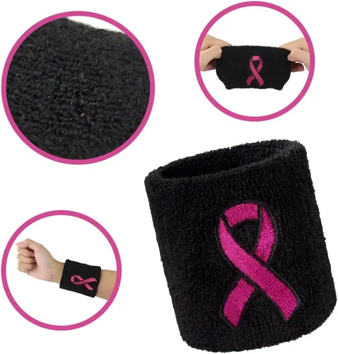 Miniatura 4 de Juego de calcetines de concientización sobre el cáncer de mama con accesorios de cinta rosa, calcetines de fútbol con cinta rosa de camuflaje grueso