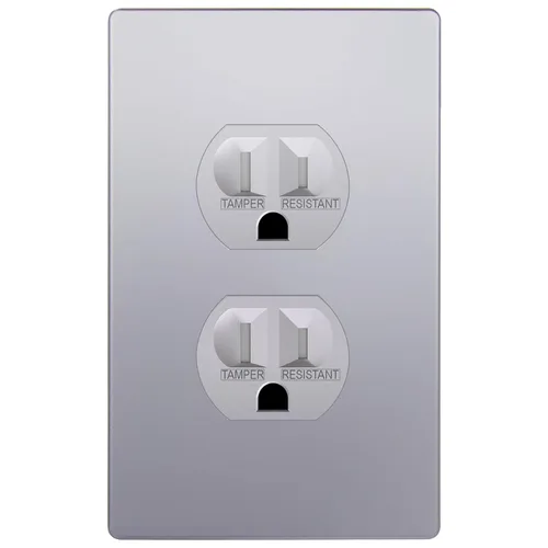 Miniatura 27 de ENERLITES Toma de corriente dúplex, tomacorrientes eléctricos de pared resistentes a manipulaciones, grado residencial, 3 cables, autoconexión a