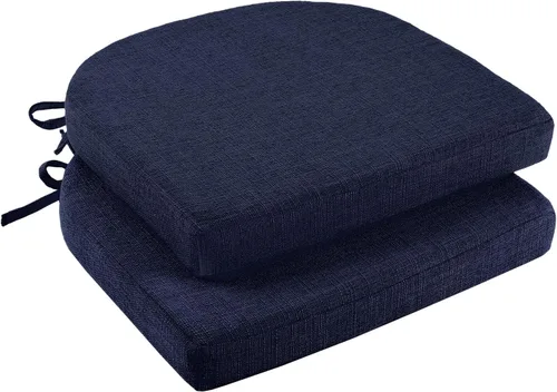 Miniatura 35 de downluxe Cojines para sillas de interior para sillas de comedor, almohadillas de espuma texturizadas suaves y cómodas para sillas de cocina