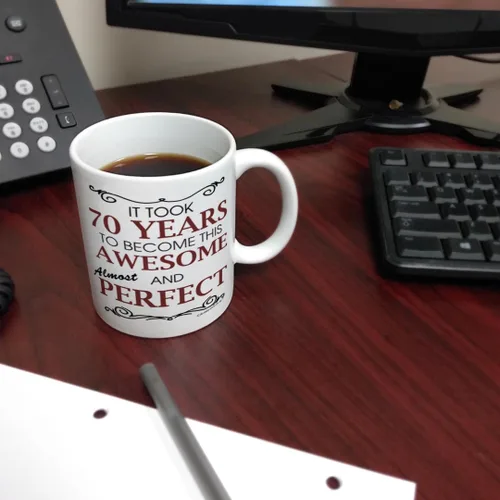Miniatura 6 de Birthday Gifts For All 30th Took 30 Years Awesome Funny Party Gift - Taza de café de cerámica de 11 onzas con asa, color blanco