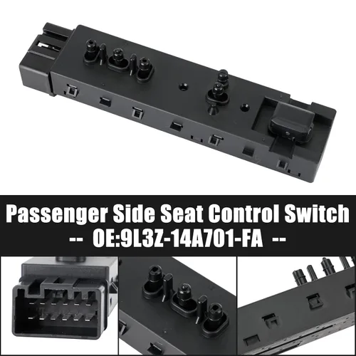 Miniatura 6 de Interruptor de control del asiento del lado del pasajero para Ford Edge 2011-2015, F-150 2009-2017, F-250/F-350/F-450/F-550 Super Duty 2011-2017