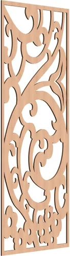 Miniatura 173 de Bridgewater - Paneles de pared decorativos de madera con calado, 9 3/8 pulgadas de ancho x 24 3/8 pulgadas de alto x 1/4 de alto, nogal