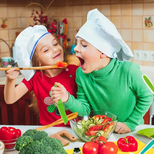 Miniatura 5 de Montessori - Cuchillos infantiles para cocina real, juego de 13 piezas de cuchillos de cocina de madera para niños, incluye 4 cuchillos de plástico