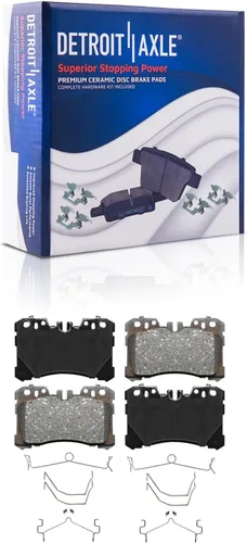 Miniatura 10 de Detroit Axle - Pastillas de Freno Delantero para Nissan Altima Maxima Sentra 350Z Cube Juke Versa INFINITI G20 G35 I30 I35 Suzuki SX4, Pastillas
