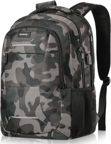 Miniatura 8 de Mochila para hombres y mujeres, mochilas escolares para adolescentes, mochila antirrobo para portátil de negocios, resistente al agua, con puerto