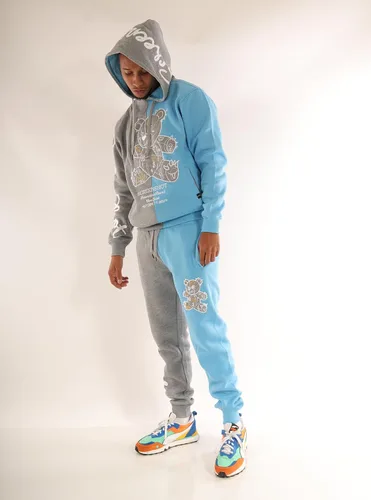 Miniatura 27 de SCREENSHOT Sudadera urbana de forro polar para hombre, diseño de dibujos animados de animación, parche bordado de gel