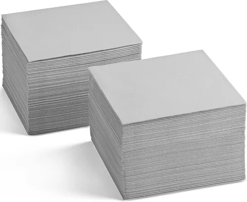 Miniatura 12 de Servilletas de cóctel desechables con tacto de lino, paquete de 200 servilletas de papel AMETHYST de 5 x 5 pulgadas para bar, restaurante