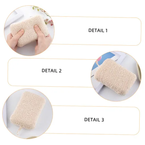 Miniatura 4 de Outanaya 2 toallas hidratantes para ducha, esponja natural, esponja para el cuerpo, esponja natural, esponja para el cuerpo, 2
