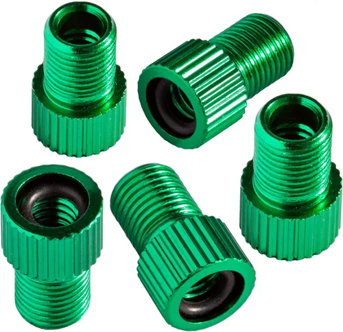 Miniatura 16 de Adaptador de válvula Presta para bicicleta – Convierte Presta a Schrader – Francés/Reino Unido a Estados Unidos – infla neumáticos con bomba Gorras