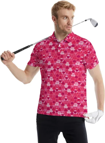 Miniatura 5 de Camisas polo divertidas para hombre de los años 80, camisas de golf de secado rápido que absorben la humedad, divertidas camisas polo de golf