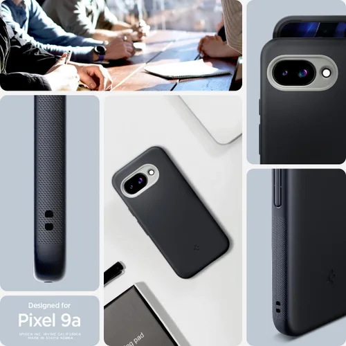 Miniatura 2 de Spigen para Pixel 9a, Funda Nano Pop MagFit (2025) [Compatible con accesorios MagSafe] - Negro y sésamo (2025)