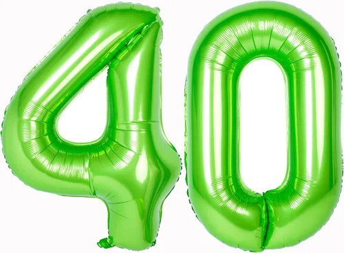 Miniatura 63 de Globo gigante de helio de 40 pulgadas, número 0 rojo, de poliéster, película de aluminio, 0-9, para niña y niño, autoinflable, dígito cero