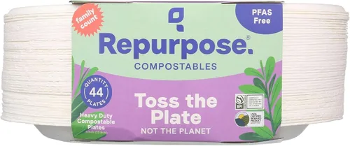 Miniatura 3 de Reutilizable, platos de bagazo compostable de 9 pulgadas, 44