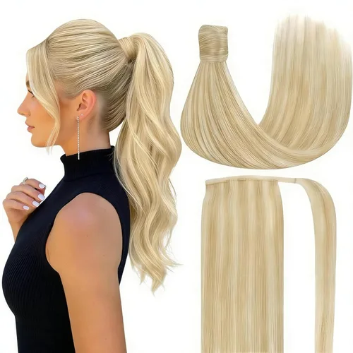 Miniatura 31 de Ve Sunny - Extensión de cabello humano real con pinza, extensiones de cabello lacio con clip, color marrón moca, 20 pulgadas, 2.82 oz