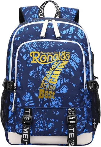 Miniatura 9 de Soccer Player 7 Mochila deportiva multifunción para viajes, portátil, para fanáticos del fútbol, para hombres y mujeres, negro - 2, Tamaño único