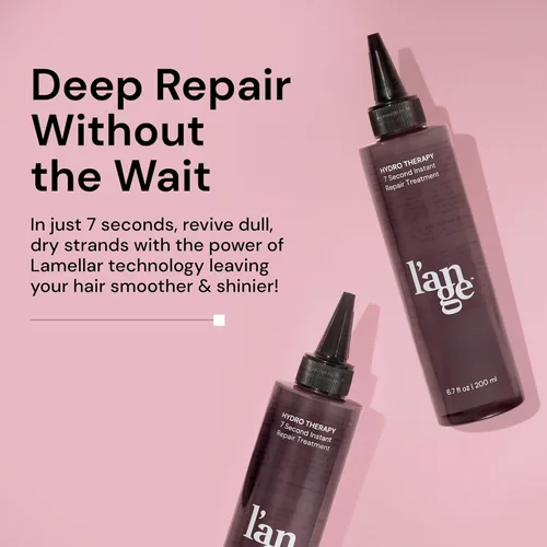 Miniatura 2 de L'ANGE HAIR Hydro Therapy Tratamiento de Reparación Instantánea de 7 Segundos Tecnología Lamelar Hidrata Desenreda Suaviza las Hebras