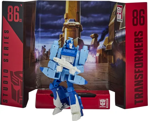 Miniatura 3 de Transformers Toys Studio Series 86-03 Deluxe Class The Movie 1986 - Figura de acción Blurr de 1986, para edades de 8 años en adelante, 4.5 pulgadas