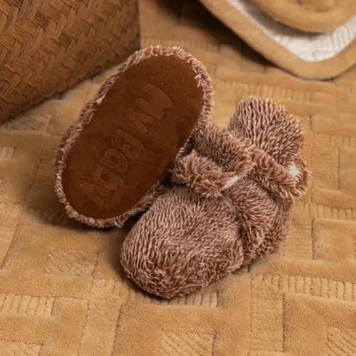 Miniatura 211 de Sawimlgy - Botines de algodón antideslizantes para recién nacido, con agarre, para cuna o para el invierno