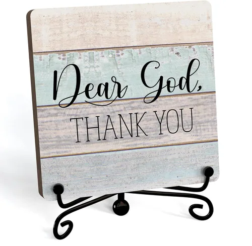 Miniatura 10 de Decoración Inspiradora Cristiana para Escritorio, Letrero "Dios Todavía Está Escribiendo Tu Historia", Decoración de Escritorio para Oficina, Hogar