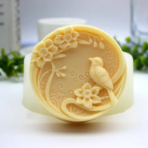 Miniatura 12 de Molde de silicona hecho a mano para jabón, vela, escultura de hielo y más, cuenco de molde de yeso aromático Bowl-Cat