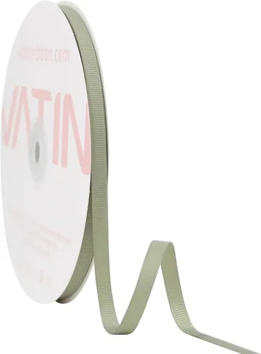 Miniatura 125 de Vatin - Rollo de cinta de grogrén, rollos de 25-50 yardas, perfecto para decoración de bodas, coronas, baby showers, envolturas de paquete de regalo